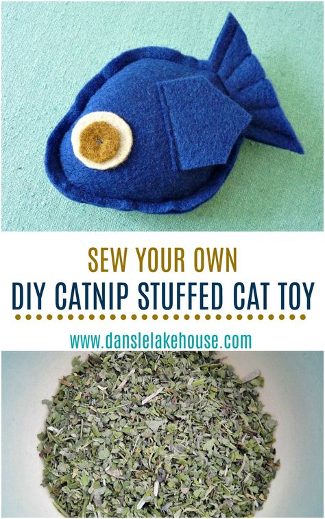 How to Sew Your Own DIY Catnip Stuffed Cat Toy. Easy DIY Felt Cat Toy Tutorial Plus Where to Buy Catnip | Dans le Lakehouse #diycattoy #cattoy #catnip #pets #diyforpets #petdiyproject #sewing #felt Catnip Toys Diy Free Pattern, Catnip Toys Diy, Diy Catnip Toys, Diy Jouet Pour Chat, Pet Diy Projects, Sewing Felt, Felt Cat Toys, Cats Toys, Catnip Mouse