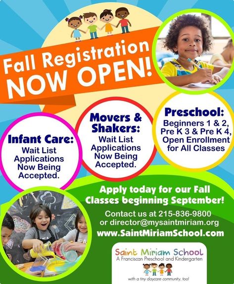 Preschool Director, Open Enrollment, Baby Care, Kindergarten, Preschool, How To Apply, Quick Saves, Pre School