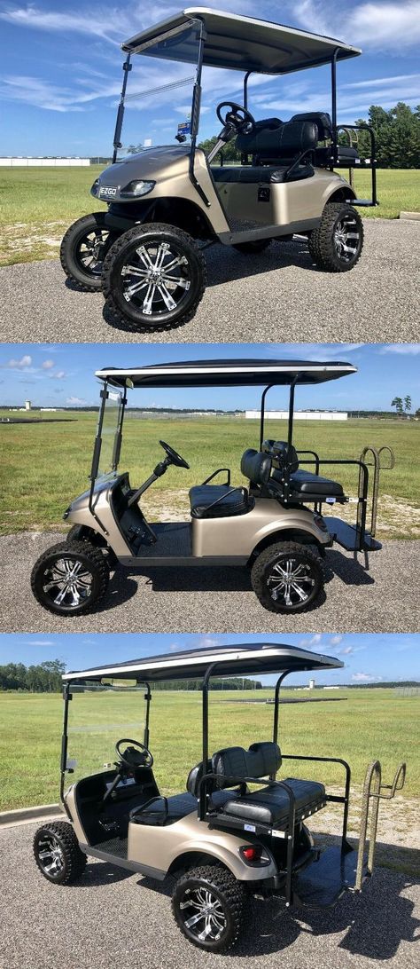 Mobile Home Landscaping, Ezgo Golf Cart Accessories, Lifted Golf Carts, Used Golf Carts, Off Road Golf Cart, Ezgo Golf Cart, Golf Carts For Sale, Yamaha Golf Carts, Hunting Humor