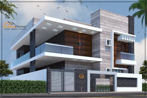 Get House Plan, Floor Plan, 3D Elevations online in Bangalore | Best Architects in Bangalore Modern Bungalow House Design, 3d Elevation, House Outer Design, Small House Front Design, Latest House Designs, Modern Bungalow House, Duplex House Plans, Kerala House Design, Modern House Facades