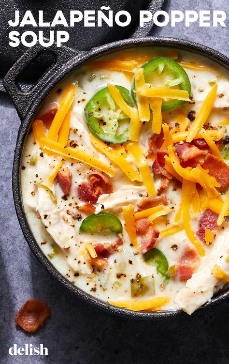 Keto Jalapeño Popper Soup, Jalapeno Popper Potato Soup, Jalepeno Popper Soup Crock Pot, Jalapeño Popper Smoked Chicken Soup, Jalapeno Popper Soup Instant Pot, Cheesy Chicken Jalapeno Soup, Cheesy Jalepeno Chicken Soup, Chicken Popper Soup, Creamy Jalapeño Chicken Soup