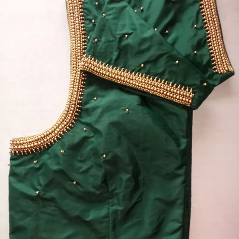 3000 Rs Aari Work Design, Green Blouse Designs For Saree Silk, Simple Aari Work Blouse Design 500 Rs, Aari Simple Blouse Design 1000, Green Colour Blouse Designs, 1000 To 1500 Range Aari Work Blouses, 500 Rs Aari Work Design, Simple Aari Work Blouse, Basic Blouse Designs