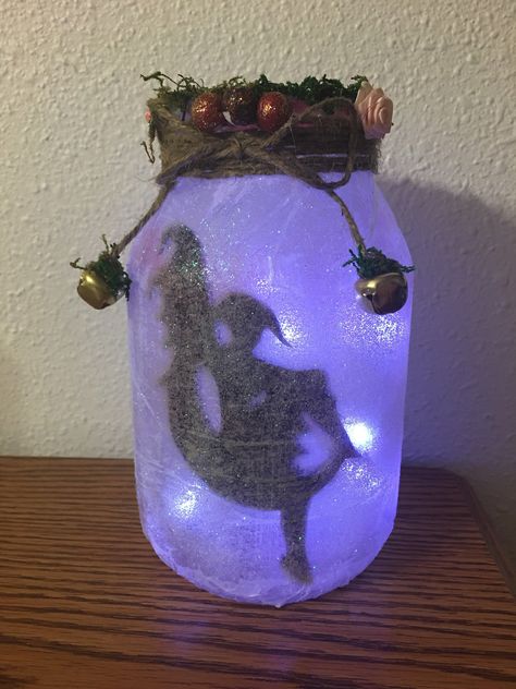 Mason Jar Art, Fairy Lantern, Fairy Silhouette, Fairy Lanterns, Fairy Jars, Jar Lanterns, Jar Art, Jar Decor, Fairy Crafts