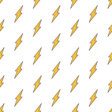 Lightning Bolt Pattern, Theme Illustration, Wallpaper Prints, Painting Wallpaper, Bolt Pattern, Pattern Background, Backgrounds Desktop, Lightning Bolt, A White Background