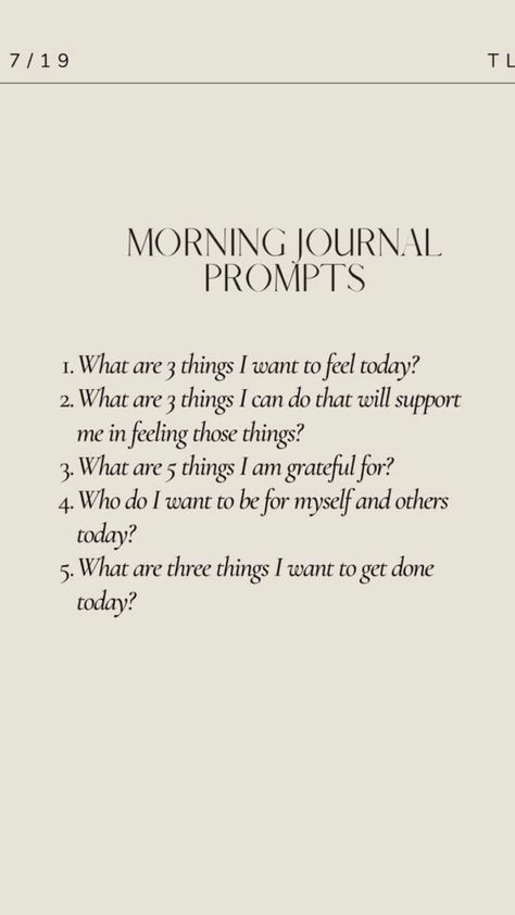 Journal Prompts To Get Out Of A Rut, Morning Journal Prompts, Morning Journal, Journal Inspiration Writing, Healing Journaling, Gratitude Journal Prompts, Daily Journal Prompts, Goal Journal, Self Care Bullet Journal