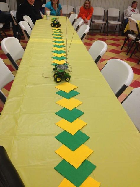 Tractor Birthday Party Ideas, Tractor Baby Shower, John Deere Birthday Party, Deer Party, John Deere Birthday, Tractor Birthday Party, Tractor Party, Farm Themed Birthday Party, Tractor Birthday