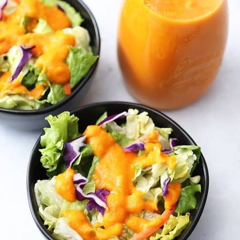 Chinese Ginger Salad Dressing, Ginger Salad Dressing Japanese, Ginger Dressing Japanese, Japanese Ginger Salad Dressing, Japanese Ginger Salad, Ginger Salad Dressing Recipe, Japanese Salad Dressing, Ginger Salad Dressing, Awesome Salads