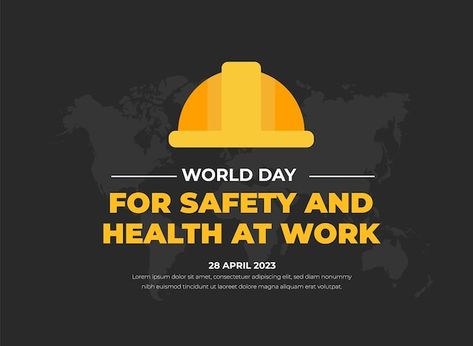 Vector world day for safety and health a... | Premium Vector #Freepik #vector #safety-day #engineers-day #labor #helmet World Patient Safety Day, Safety And Health At Work, Work Background, Patient Safety, World Days, 2024 Design, Banner Template Design, About World, September 2024