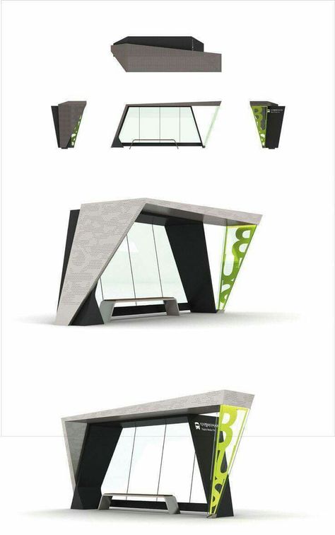 Bus Stop Design, Urban Furniture Design, Bus Shelters, Shelter Design, Architecture Concept Drawings, Urban Furniture, Environmental Design, Bus Stop, Stand Design