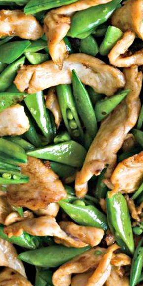 Chicken and Sugar Snap Pea Stir Fry ❊ Sugar Snap Peas Recipe, Snap Peas Recipe, Sugar Snap Pea, Cake Pizza, Snap Pea, Peas Recipe, Ways To Cook Chicken, Pizza Sandwich, Pea Pods