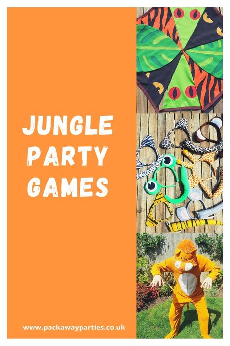 Jungle Party games Games For Jungle Theme Party, Jungle Theme Party Games, Jungle Birthday Party Games, Safari Party Activities, Jungle Party Games, Adult Safari Party, Jungle Games, Birthday Party Outfit Women, Jungle Theme Party