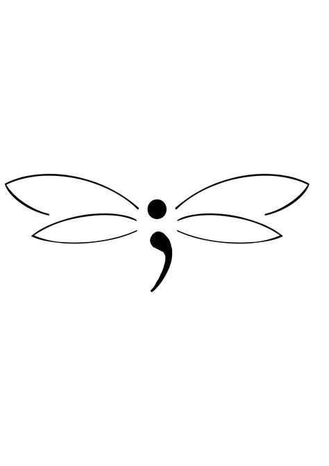 Colon Tattoo, Small Dragonfly Tattoo, Cute Simple Tattoos, Ear Tattoo Ideas, Small Finger Tattoos, Ear Tattoos, Minimal Tattoo Design, Wicked Tattoos, Semicolon Tattoo