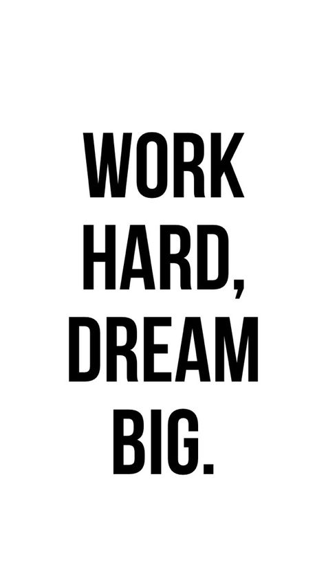 Hard Work Wallpaper, Dream Big Wallpaper, Work Wallpaper, Big Wallpaper, Work Hard Dream Big, Discipline Quotes, Hard Words, Hard Work Quotes, Hard Quotes