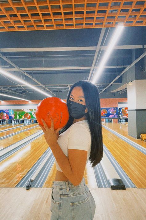 #bowling Bowling Poses Picture Ideas, Bowling Picture Ideas, Bowling Photo Ideas, Aesthetic Bowling Pictures, Bowling Pictures Instagram, Boliche Aesthetic, Bowling Poses, Bowling Outfit Aesthetic, Bowling Photoshoot