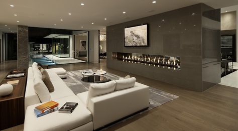 Hollywood Hills Homes, Interior Modern, Los Angeles Homes, Architect Design, Modern Living, Modern Living Room, Home Interior, Luxury Lifestyle, Living Room Designs