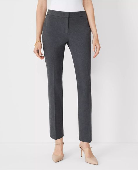 The Petite Ankle Pant in Seasonless Stretch - Curvy Fit Petite Suits, Ankle Pants, Effortless Style, Ann Taylor, Pants, Closet, Trousers