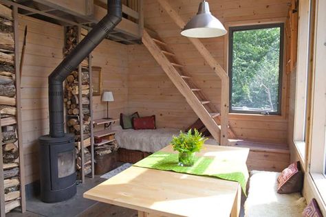 Chalet Al Foss, Muskoka Woods Camp, Cottage Stairs, Swimming Pond, Running Water, Indoor Fireplace, Earthship, Loft Spaces, House Bathroom