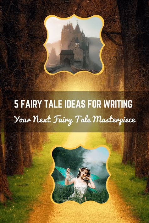 Magical Drawing Ideas, Fairy Tale Ideas, Short Fairy Tales, Elementary Writing Prompts, Fairy Tale Writing, Writing Prompts Poetry, Kindergarten Writing Prompts, Prompt Generator, Writing Prompts Romance