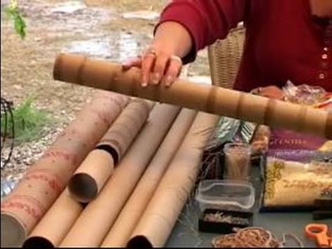 Rainy Day Crafts For Kids, Paper Towel Roll Art, Paper Towel Crafts, Rain Sticks, Making Musical Instruments, Jungle Thema, Homemade Instruments, Sensory Crafts, Didgeridoo