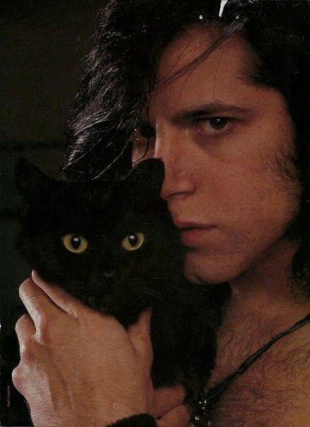 I remember halloween! Doyle Wolfgang Von Frankenstein, Glenn Danzig Misfits, Samhain Danzig, Celebrities With Cats, Danzig Misfits, Men With Cats, Glenn Danzig, Cat People, Post Punk