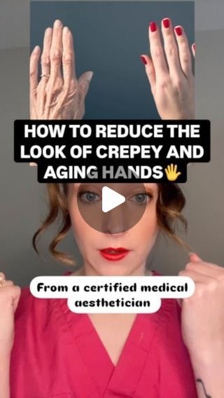 KENDRA DRUMM✨🇨🇦 on Instagram: "How to reduce crepey hands ! Here’s some tips with products you may already have at home 💕✨  ~  #agingtips #aginggracefully #agingbackwards #medicalesthetician #skincaretips101 #skincareforall" Hand Cream For Wrinkles, How To Make Hands Look Pretty, How To Look Younger, How To Get Pretty Hands, Make Hands Look Younger, Younger Hands, Younger Looking Hands, Wrinkles Hands, Medical Esthetician