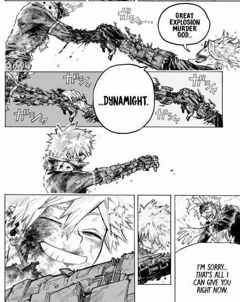 Bnha Manga Panels Bakugou, Final Boss, Bakugou Manga, My Hero Academia 2, His Smile, Katsuki Bakugou, Demon King Anime, Anime Nerd, Found Art