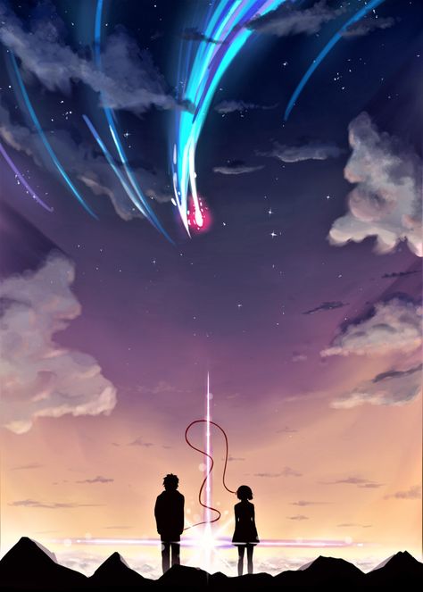 Kimi No Nawa, Kimi No Na Wa Wallpaper, Your Name Wallpaper, Your Name Anime, Anime Lock Screen Wallpapers, Name Wallpaper, Anime Scenery Wallpaper, Anime Artwork, Scenery Wallpaper