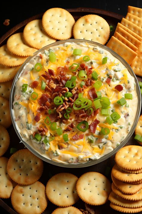 Million Dollar Dip Recipe Ugly Dip Recipe, Million Dollar Dip Recipe, Million Dollar Dip, Baked Dips, Party Dip Recipes, Bite Size Appetizers, Dip Recipes Easy, Recipes Appetizers And Snacks, Crumbled Bacon