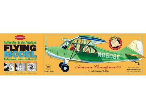 Paul K. Guillow, Inc. - Aeronca Champion Model Airplanes Kit, Wooden Model Kits, Private Planes, Airplane Kit, Rc Radio, Private Pilot, Laser Cut Kit, Vacuum Forming, Model Airplane