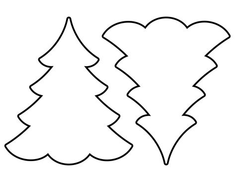 Felt Christmas Tree Printable Template Felt Christmas Tree Patterns, Christmas Tree Stencils Printables Free, Stencil Christmas Tree, Free Tree Templates, Gumdrop Pattern Printable, Scroll Saw Patterns Free Templates Christmas Trees, Winter Tree Template, Felt Christmas Tree Template, Felt Christmas Tree Pattern Templates Free Printable