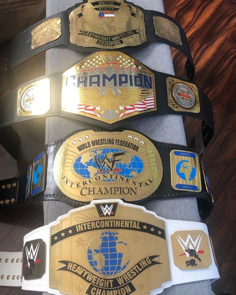 WCW United States Championship, WWE United States Championship, WWF Attitude Intercontinental Championship, WWE Intercontinental Championship. Aew Championship, Wwe United States Championship, Wwe Intercontinental Championship, Intercontinental Championship, Wrestling Belts, Wrestling Gear, Female Wrestlers, Pro Wrestling, Wwe