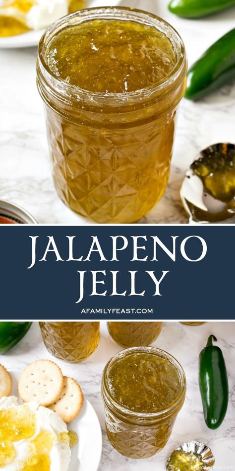 How To Use Up Jalapenos, Jalapeños Jelly, Easy Jalapeno Jelly Recipe, Jams And Jelly Recipes, Jalapeno Pepper Jelly Recipe, Preserving Jalapenos, Jalapeno Jelly Recipe, Garden Preserving, Jalapeno Jam Recipe