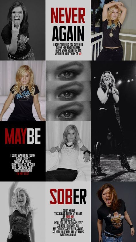 Kelly Clarkson Aesthetic Lockscreen Aesthetic Wallpaper Lockscreen, Miss Kelly, Female Songs, Magical Women, Aesthetic Lockscreen, Song Artists, Never Again, Everything Is Awesome, Kelly Clarkson