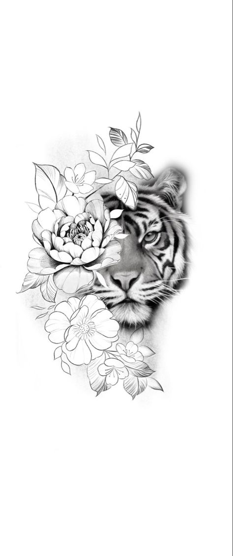 Inner Leg Tattoo, Leg Tattoo Women, Tattoos On Hip, Mandala Tiger, Tiger Tattoo Thigh, Women's Tattoos, Tiger Face Tattoo, Tiger Head Tattoo, Tiger Tattoo Sleeve