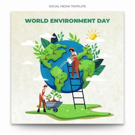 A poster for world environment day with ... | Premium Psd #Freepik #psd #sustainable-development #environmental-sustainability #sustainable #eco-friendly Save Mother Earth Poster, Environmental Posters, Planet Drawing, Earth Drawings, Save Mother Earth, Earth Poster, World Earth Day, Earth Globe, World Environment Day