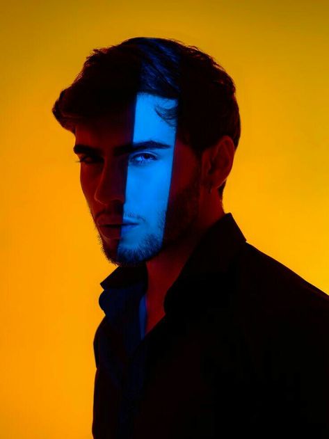 Colour Gel Photography, Shape Photography, Neon Photoshoot, Free Guy, Street Photography Portrait, Men's Portrait Photography, Male Portrait Poses, Neon Photography, Studio Photography Fashion