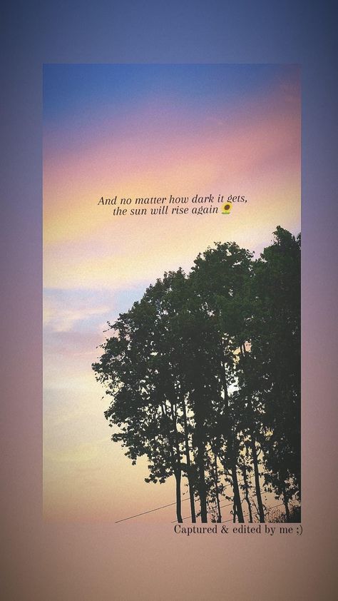 And no matter how dark it gets, the sun will rise again🌻 No Matter How Dark It Gets The Sun, Sun Phone Wallpaper, The Sun Will Rise Again, Sun Allergy, The Sun Will Rise, Gray's Anatomy, No Matter How, Greys Anatomy, Anatomy