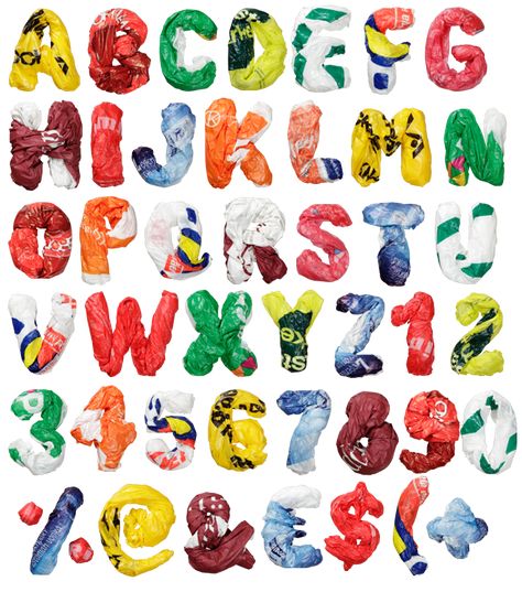 Colorful Alphabet, Handmade Typography, Font Png, Free Typography, Artistic Fonts, W Font, Plastic Typography, Bubble Letter Graphic Design, Fun Typography Alphabet