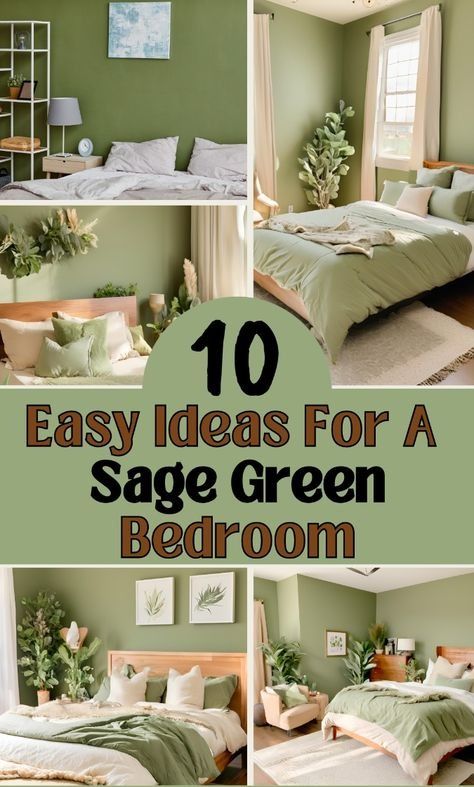 First Home Essentials, Sage Green Bedroom Ideas, Minimalist Dorm, Green Bedroom Ideas, Sage Green Bedroom, Apartment Checklist, Sage Green Walls, High Pile Rug, Green Curtains