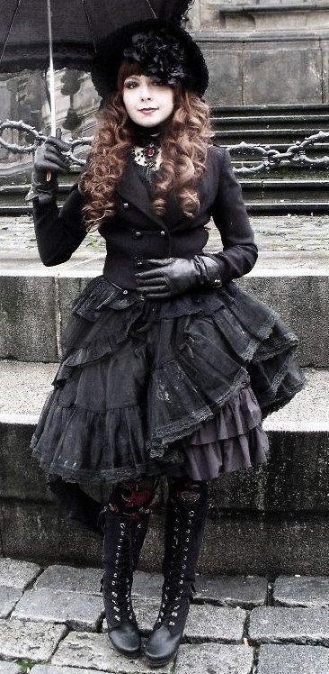 Gothic Lolita Steampunk Women, Style Steampunk, Victorian Goth, Steampunk Costume, Gothic Steampunk, Steampunk Clothing, Mega Man, Gothic Outfits