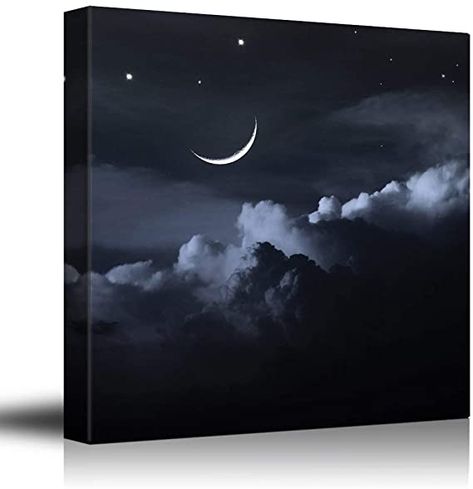 Cloud Canvas Art, Black Canvas Art, Fall Canvas Painting, Dark Paintings, Black Canvas Paintings, Canvas Drawing, Canvas Drawings, Dark Clouds, Easy Canvas Painting