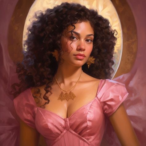 Styled Curly Hair, Hp Fanart, Hair Girls, Female Character Inspiration, Peony Rose, Curly Girl Hairstyles, Black Artwork, Display Picture, Fantasy Aesthetic