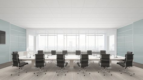 For your private interiors, meet Aruba dB! With an excellent sound attenuation rating of 39dB, Aruba dB efficiently reduces sound transfer through ceiling voids. It's the ideal ceiling solution for commercial buildings, and more specifically, meeting rooms, small offices and any other rooms requiring an enhanced level of privacy. Find out more here: #SayAruba #ArubaFamily #CeilingSolutions #InteriorDesign #Acoustics Suspended Ceiling Tiles, Meeting Room Design, Armstrong Ceiling, Lighting Pattern, Interior Fit Out, Ceiling System, Flexible Space, Suspended Ceiling, Computer Room