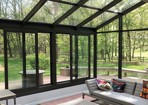 Glass Solariums, Glass Rooms, Spa & Pool Enclosures | Patio Enclosures Solarium Diy, Glass Terrace Ideas, Glass Room Addition, Glass Solarium, Enclosed Glass Patio, Glass Room Terrace, Glass Rooms, Glass Sunroom Addition, Glass Enclosed Patio