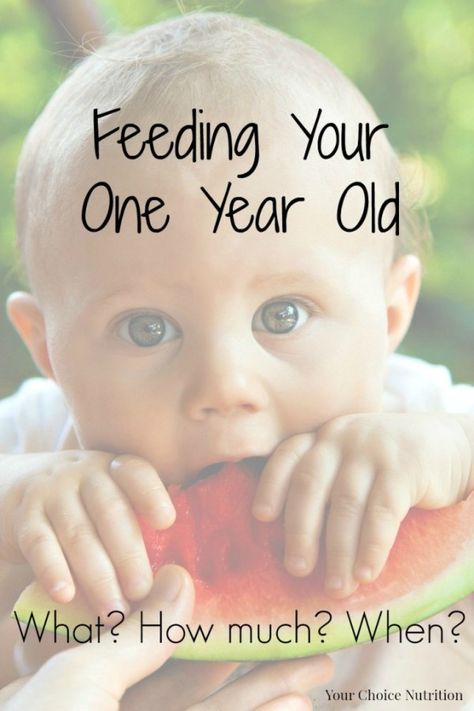 Feeding Your One Year Old: What? How Much? When? One Year Old Foods, Baby & Toddler Food, Homemade Baby Foods, Baby Eating, Homemade Baby, Kids Diet, Baby Led Weaning, One Year Old, Toddler Meals