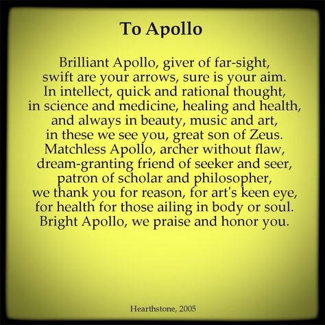 Poems For Apollo, Apollo Invocation, How To Worship Apollo, Offerings For Apollo, Hellenic Polytheism Aesthetic, Apollo Shrine, Apollo Prayer, Hellenistic Paganism, Apollo Deity