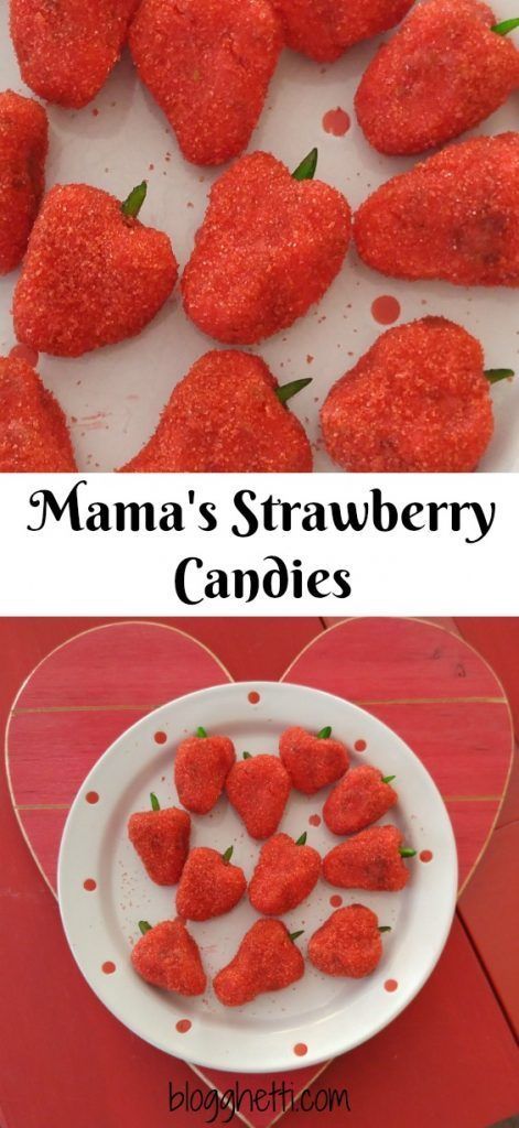 Jello Strawberries, Candied Strawberries Recipe, Mints Recipe, Sweets Board, Christmas Strawberry, Coconut Candy, Strawberry Candy, Cookie Table, Strawberry Jello