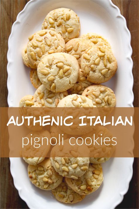 Pinole Cookies, Italian Christmas Cookie Recipes, Pignoli Cookies, Italian Christmas Cookies, Italian Cookie Recipes, Italian Pastries, Dessert Simple, Sicilian Recipes, Italian Cookies