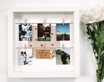 Virtual Gift Ideas, Boyfriend Picture Frame, Birthday Present Boyfriend, Boyfriend Birthday Present, Present Boyfriend, Cadre Photo Diy, Birthday Present For Boyfriend, Gift For Partner, Boyfriend Boyfriend