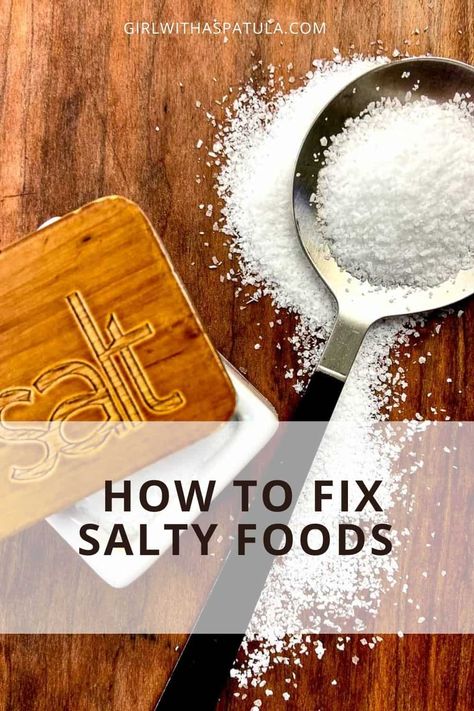 How to Fix Salty Food - Easy Homemade Recipes Salty Food, Red Wine Sauce, Deli Meats, Salty Foods, Easy Homemade Recipes, Recipe Blog, Food Science, Cured Meats, Food Pin